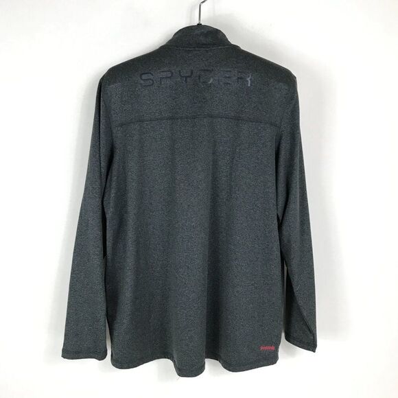 Spyder Active Performance ¼ Zip Pullover Men's Large Gray ProWeb Outdoor Hiking - Picture 6 of 11